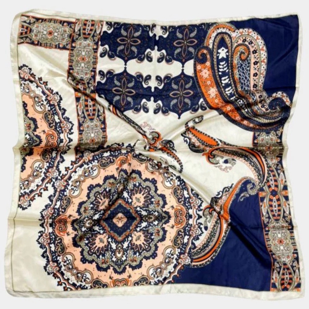Paisley Silky Scarf - NB